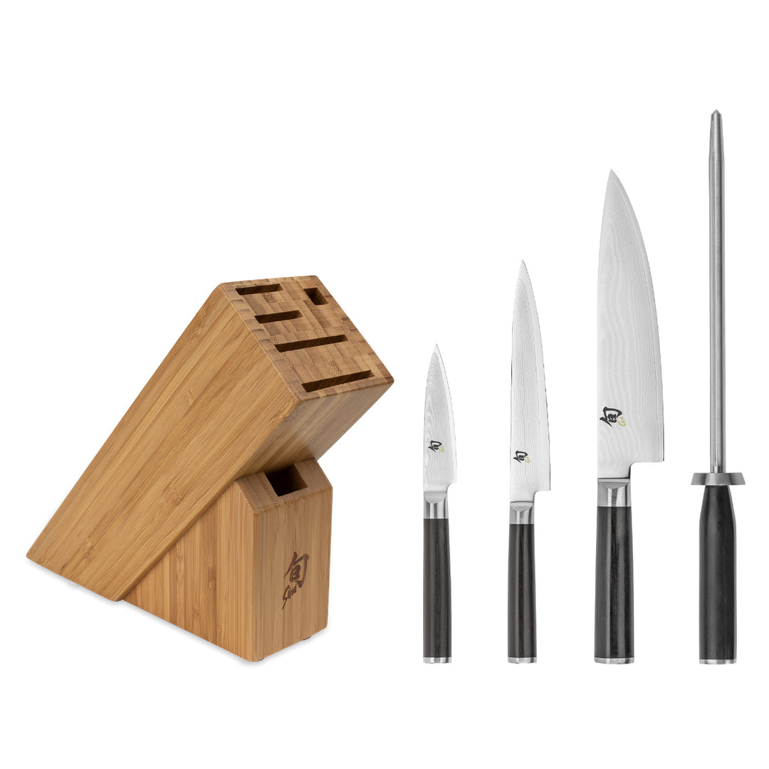 Shun Cutlery Classic 5 Pc Starter Block