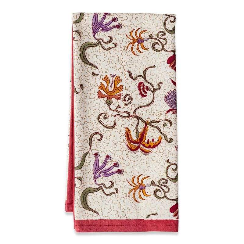 Fleurs des Indes Tea Towel