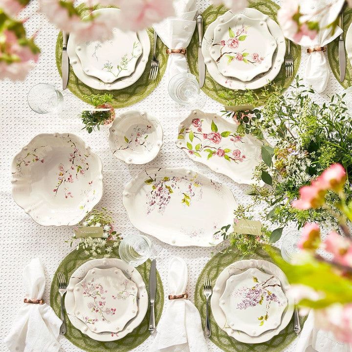 Juliska Berry & Thread Floral Sketch Cherry Blossom Dessert/Salad Plate