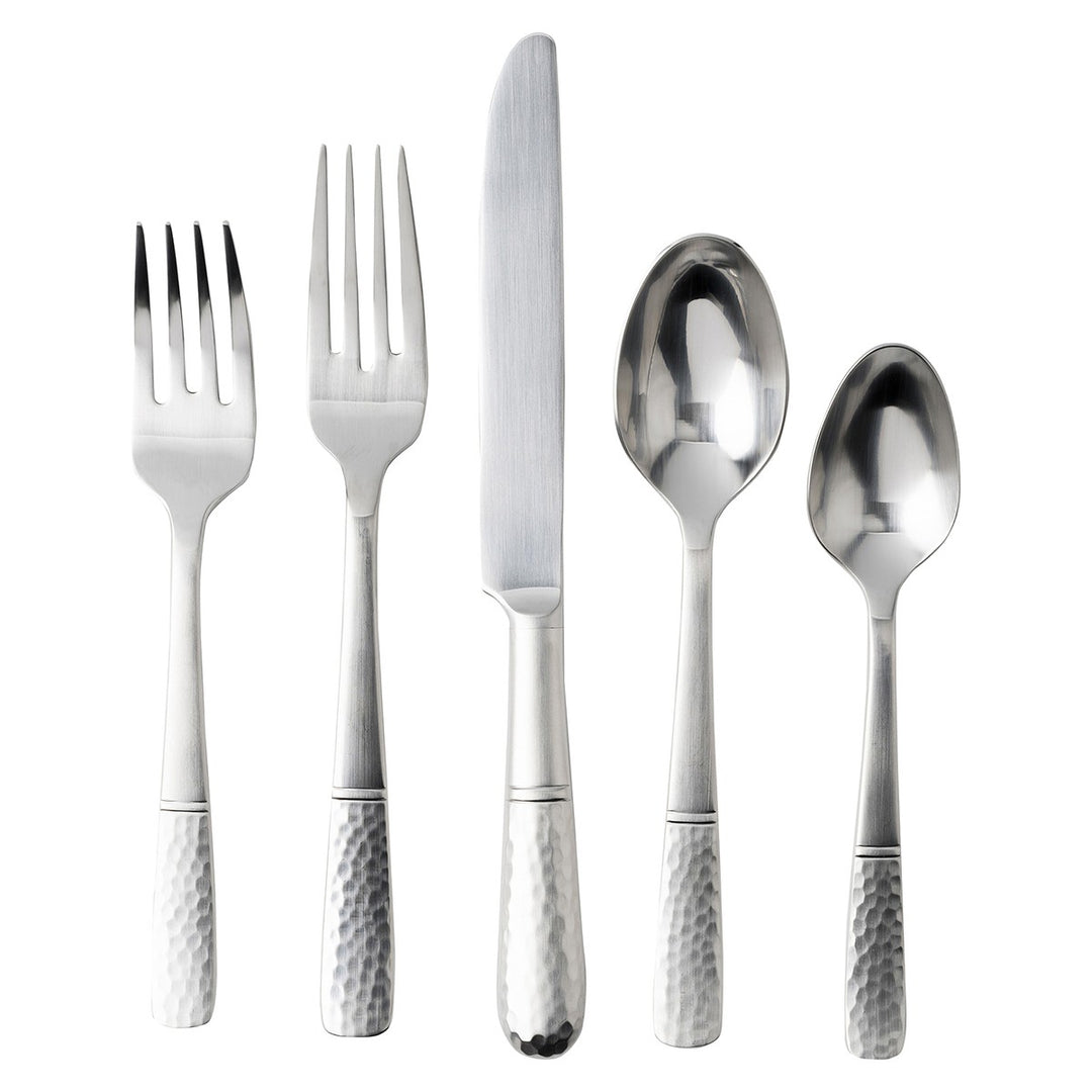 Juliska Carine Bright Satin 5 Piece Flatware Set