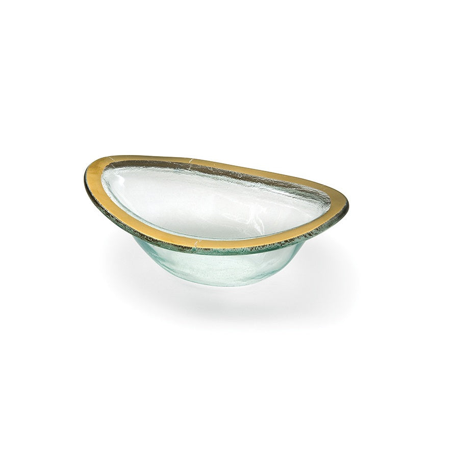 Annieglass Roman Antique Sauce Bowl