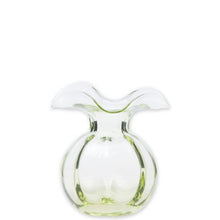 Load image into Gallery viewer, Vietri Hibiscus Glass Green Bud Vase
