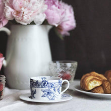 Load image into Gallery viewer, Caskata Chinoiserie Toile Cup &amp; Saucer
