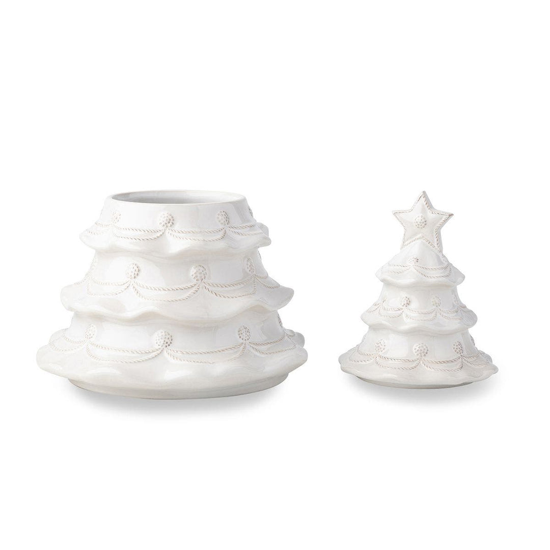 Juliska Berry & Thread Whitewash Christmas Tree Cookie Jar