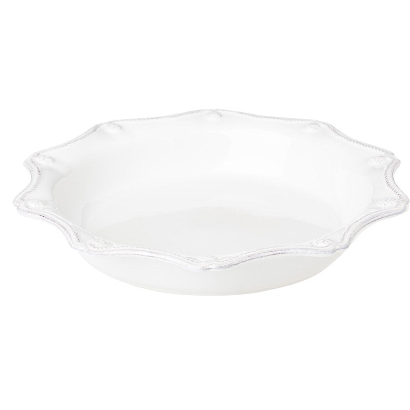 Juliska Berry & Thread Whitewash Pie/Quiche Dish