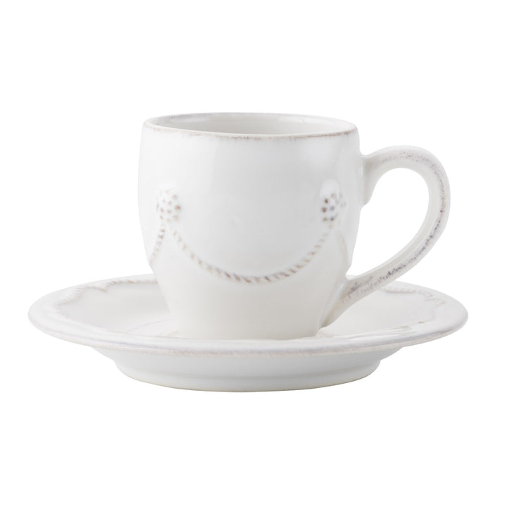 Juliska Berry & Thread Whitewash Demitasse Saucer