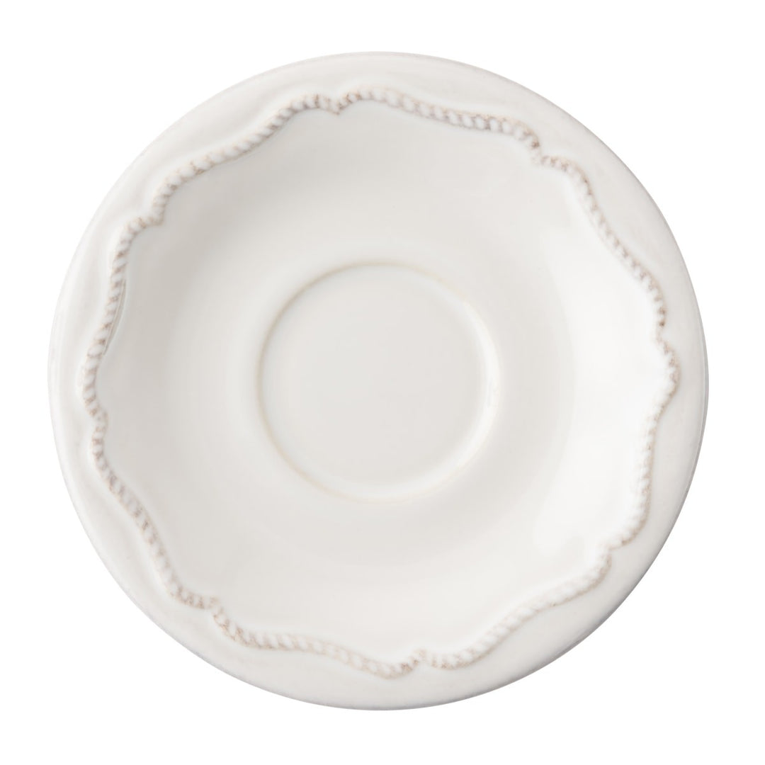 Juliska Berry & Thread Whitewash Demitasse Saucer