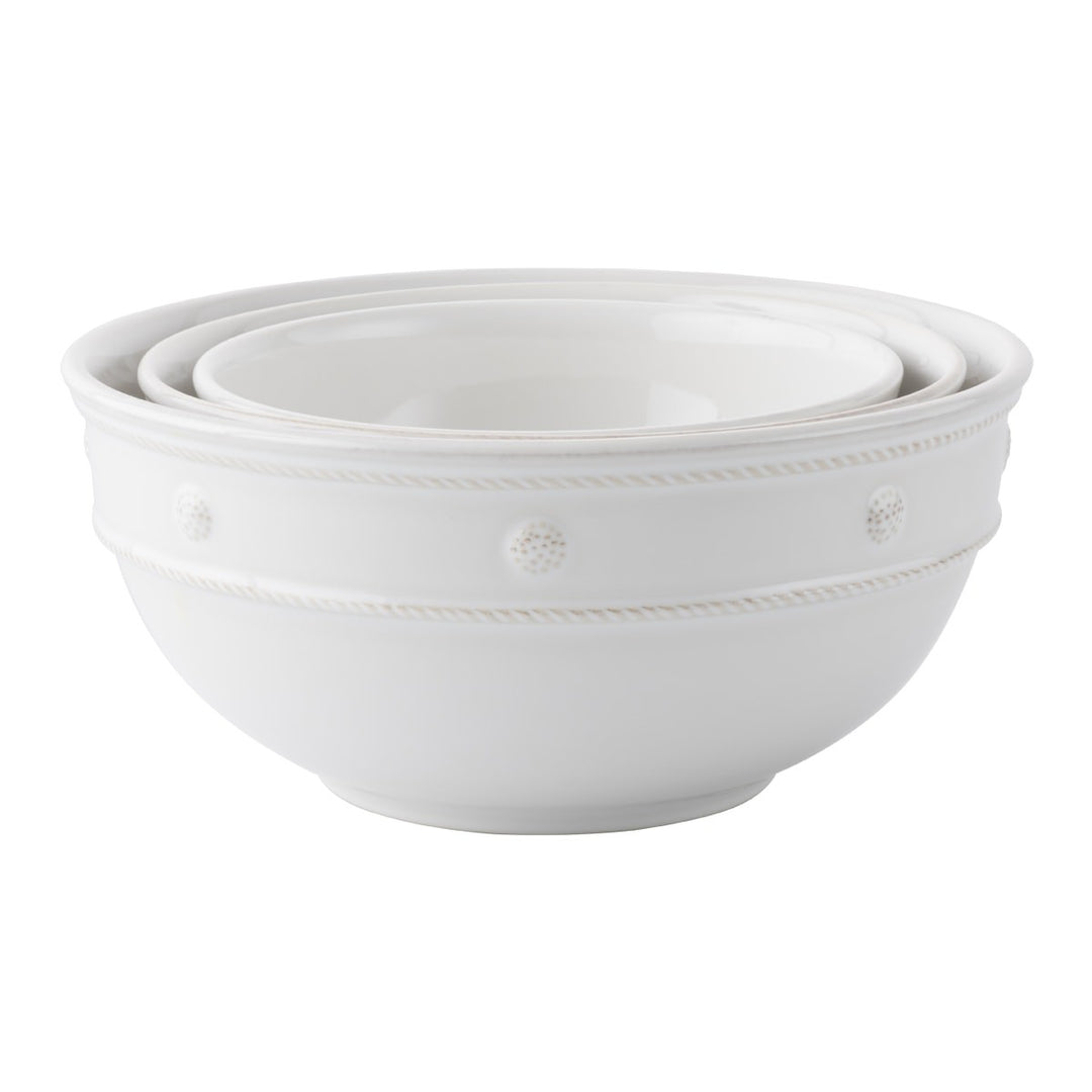 Juliska Berry & Thread Whitewash Nesting Mixing Bowls