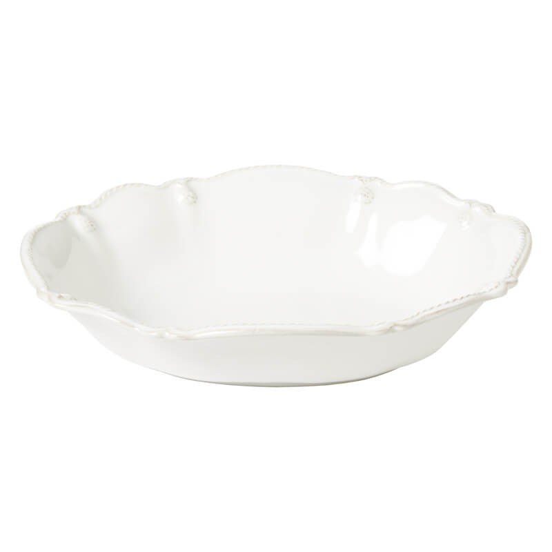 Juliska Berry & Thread Whitewash Oval Serving Bowl 10"