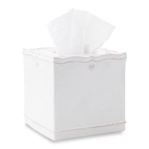 Juliska Berry & Thread Whitewash Tissue Box Cover