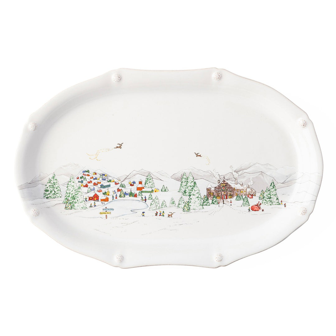 Juliska Berry & Thread North Pole Platter 17"