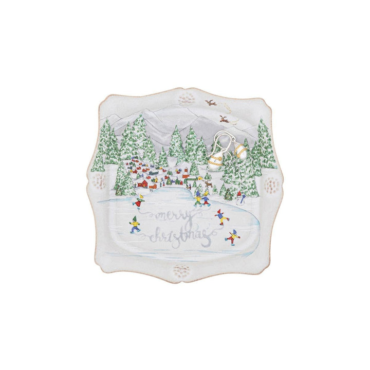 Juliska Berry & Thread North Pole Merry Christmas Trinket Tray