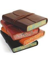 Load image into Gallery viewer, Leather Journalino Brown, Slim
