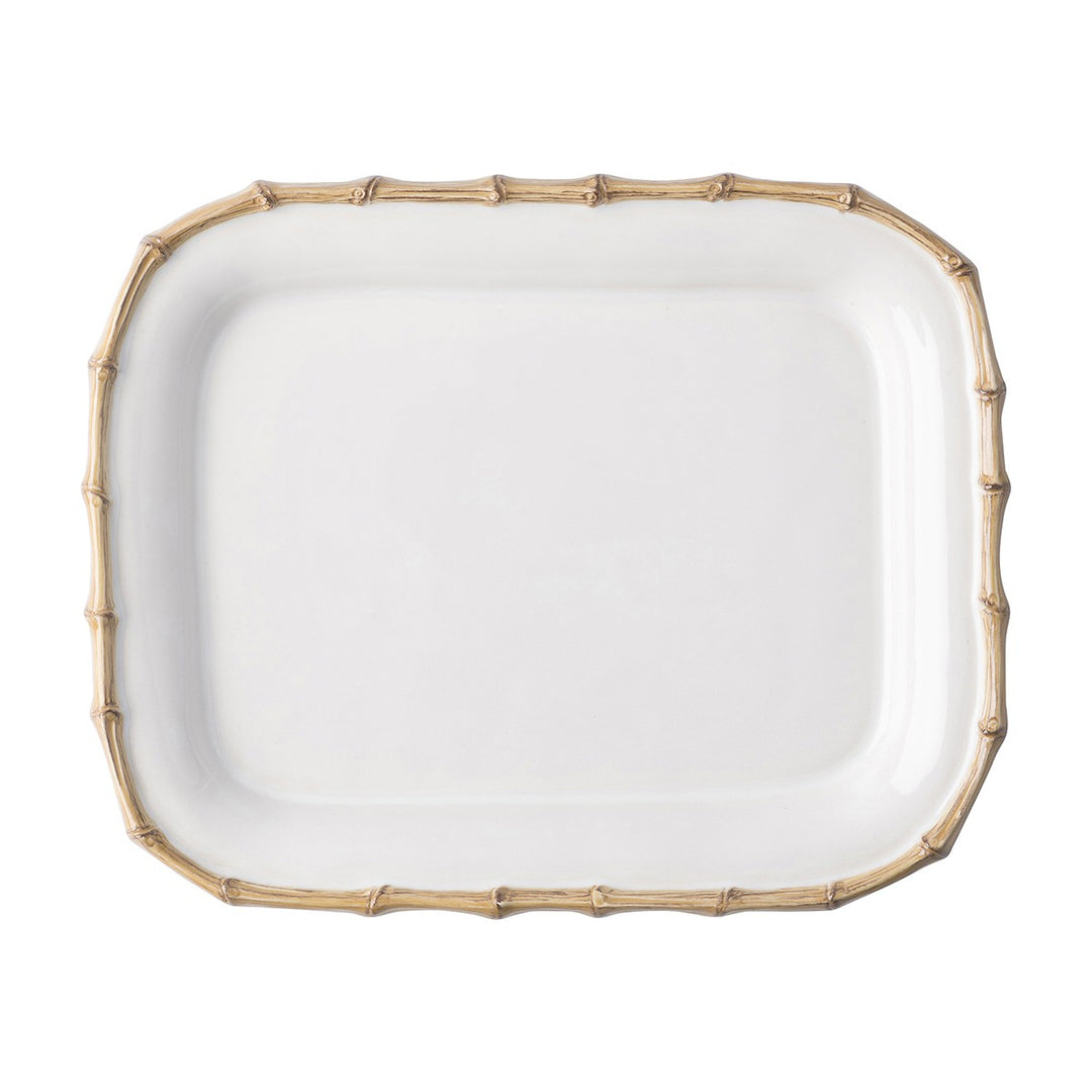 Juliska Classic Bamboo Rectangular Platter 12"