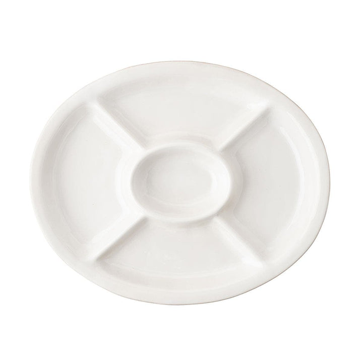 Juliska Puro Whitewash Crudite Platter