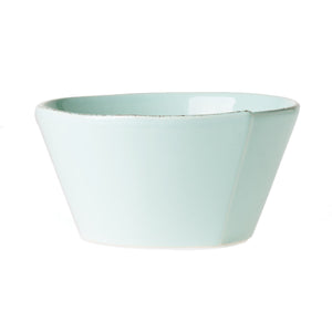 Vietri Lastra Aqua Stacking Cereal Bowl