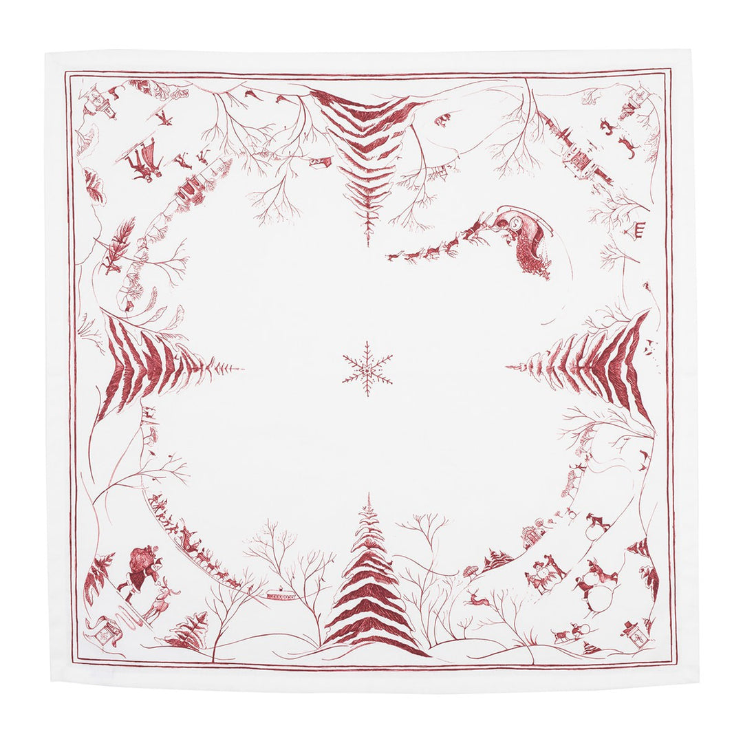 Juliska Country Estate Winter Frolic Ruby Napkin