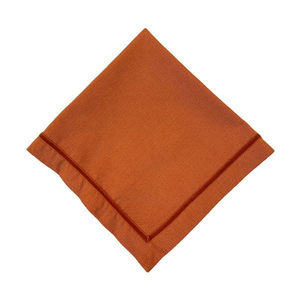 Juliska Velvet Trim Pumpkin Napkin