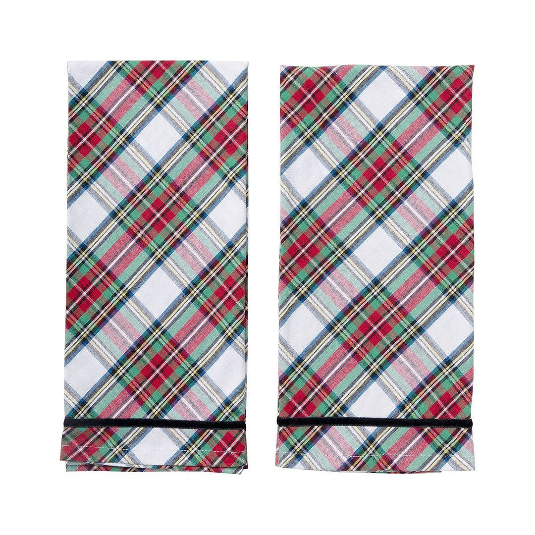 Juliska Stewart Tartan Kitchen Towel Set/2