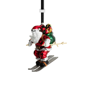 Michael Aram Skiing Santa Ornament