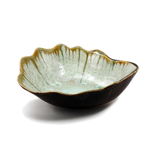 Ae Ceramics Oyster Series Medium Nesting Bowl in Mint & Tortoise