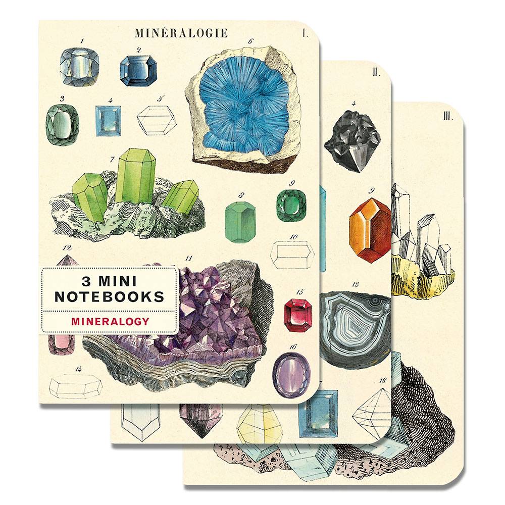 Mineralogie Mini Notebook Set