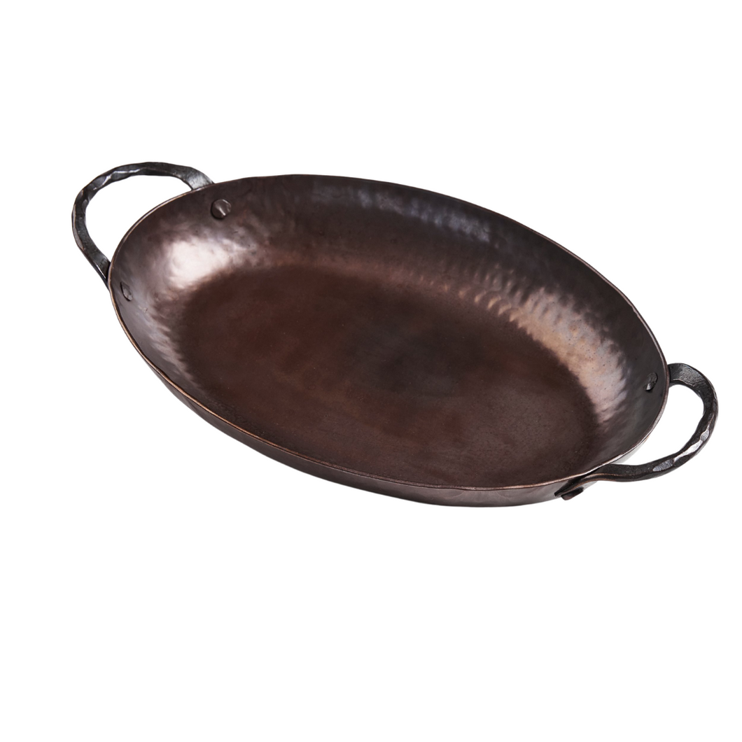 Smithey Carbon Steel Oval Roaster