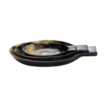 Load image into Gallery viewer, Lorant Black Horn Spoon Rest
