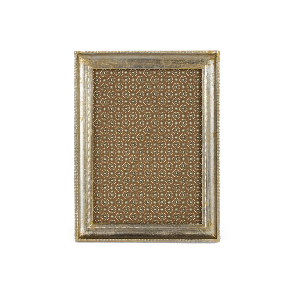 Siena Silver Leaf Florentine Frame, 4x6