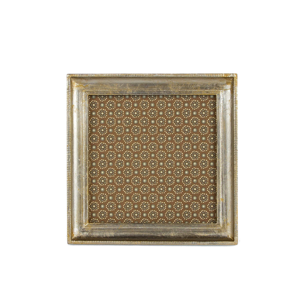 Siena Silver Leaf Florentine Frame, 3x3