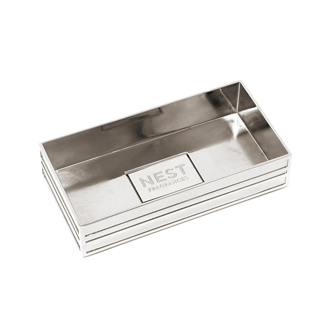 Nest  Silver Soap & Lotion Caddy