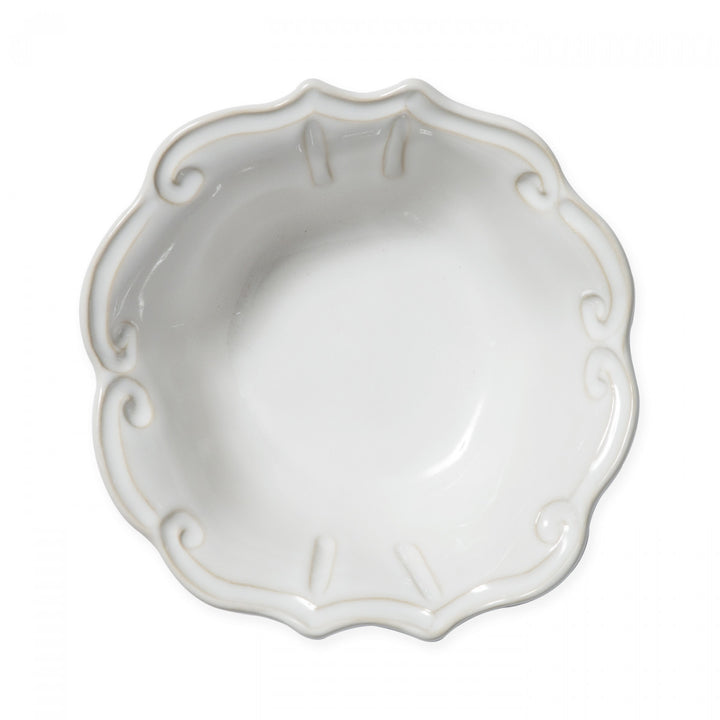 Vietri Incanto Stone White Baroque Cereal Bowl