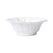 Load image into Gallery viewer, Vietri Incanto Stone White Ruffle Cereal Bowl
