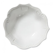 Load image into Gallery viewer, Vietri Incanto Stone White Baroque Serving Bowl, Medium
