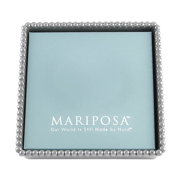Mariposa String of Pearls Cocktail Napkin Box