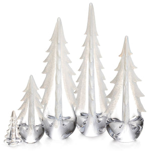 Simon Pearce Snowy Branches Evergreen Tree 12"