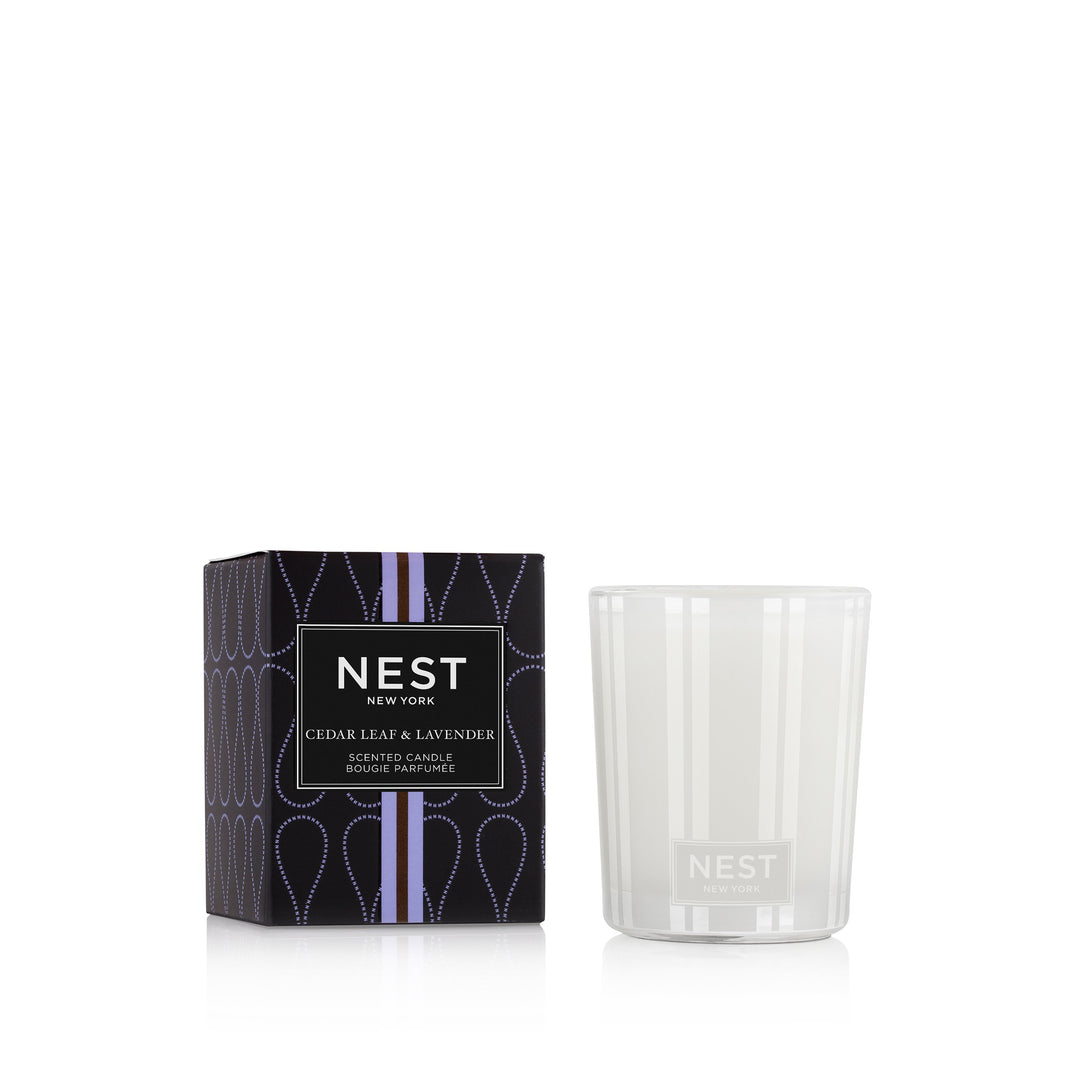 Nest Cedar Leaf & Lavender Votive Candle