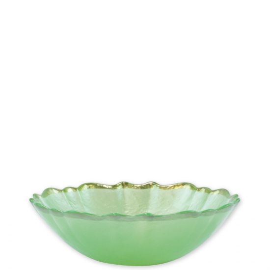 Vietri Baroque Glass Pistachio Bowl, Small
