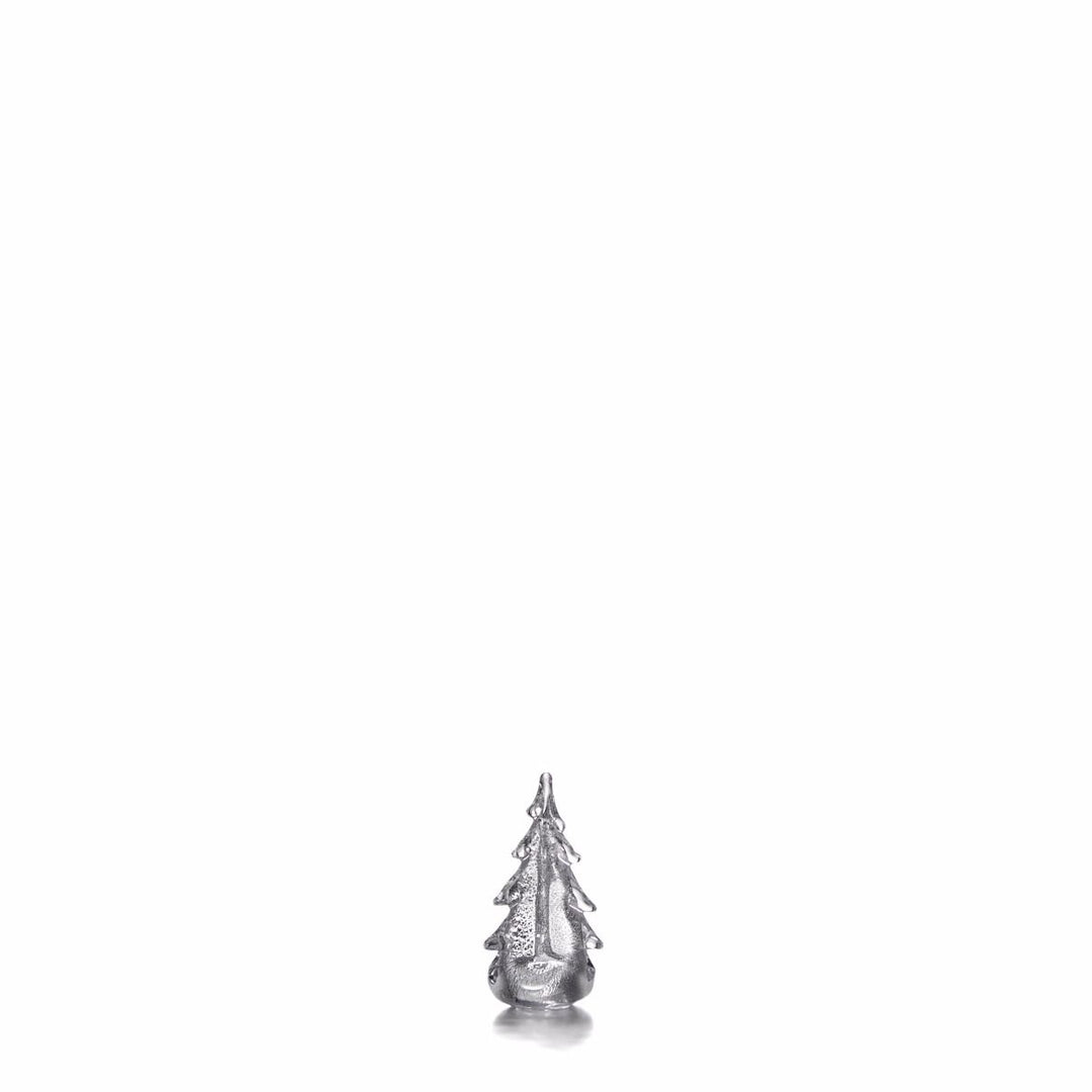 Simon Pearce Silver Leaf Evergreen Tree 6"