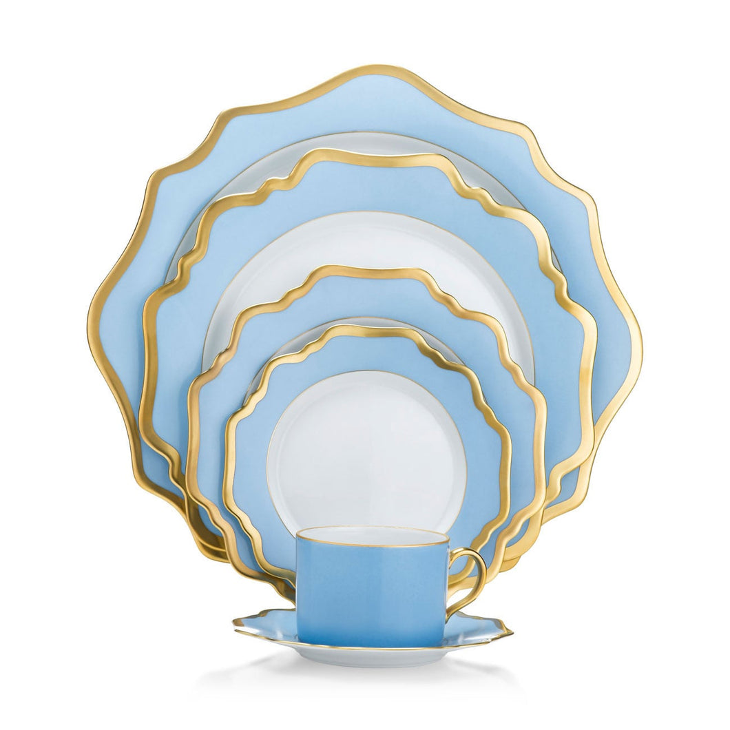 Anna Weatherley Anna's Palette Sky Blue 5 Piece Place Setting